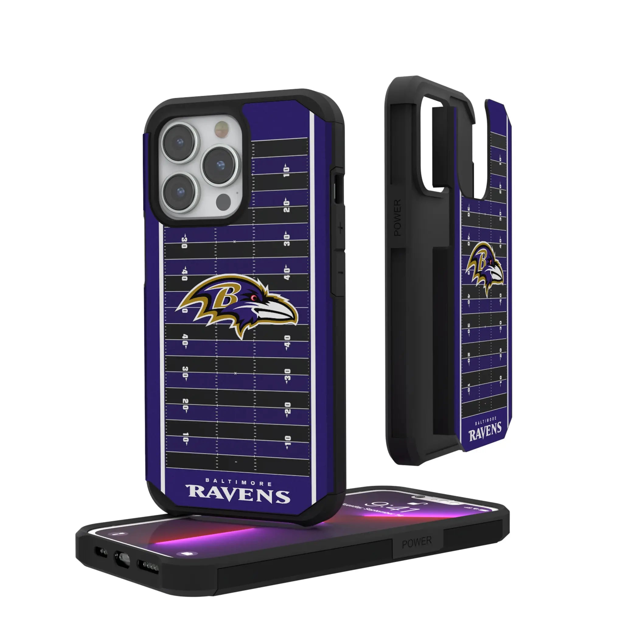 Baltimore Ravens Field Rugged Phone Case
