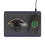 Baltimore Ravens Linen 15-Watt Wireless Charger and Mouse Pad