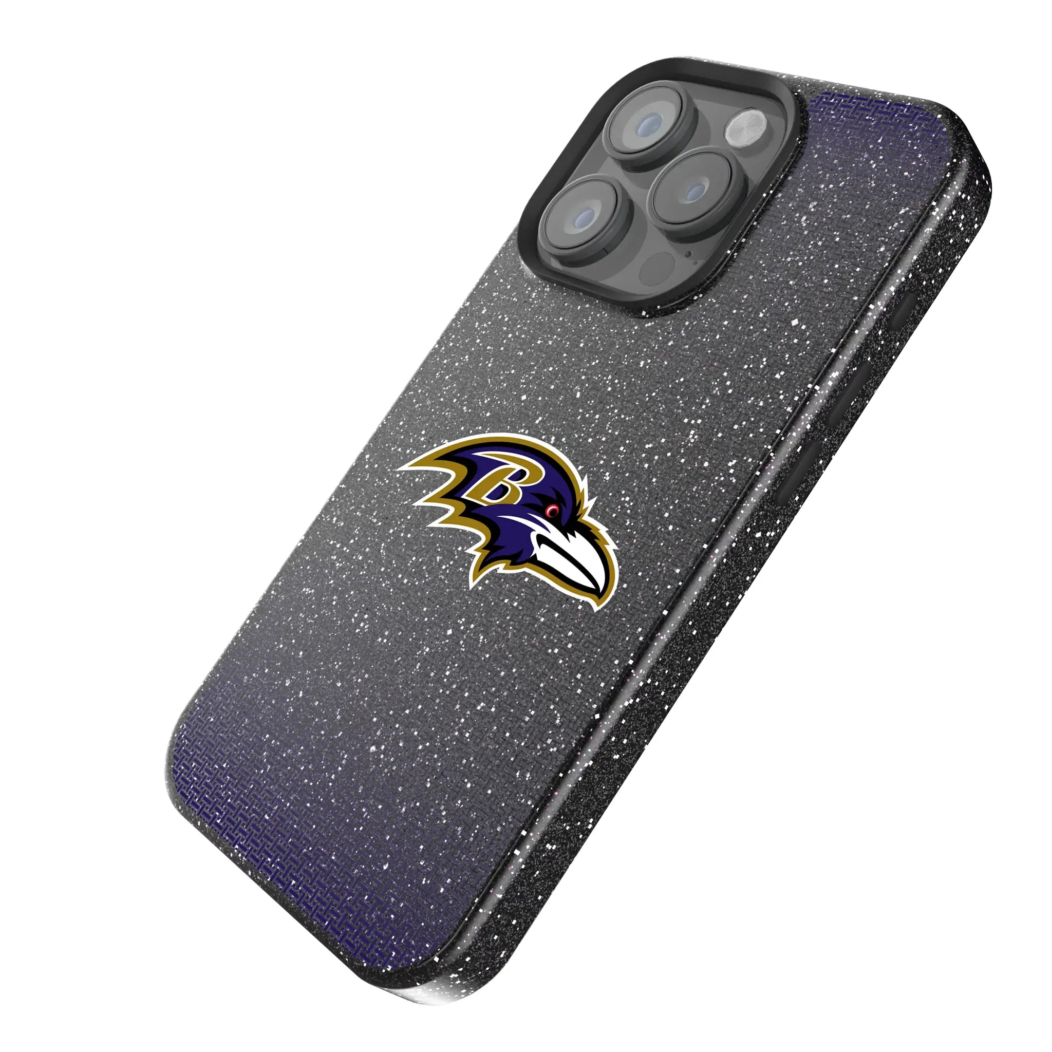 Baltimore Ravens Linen Bling Phone Case for Apple iPhone