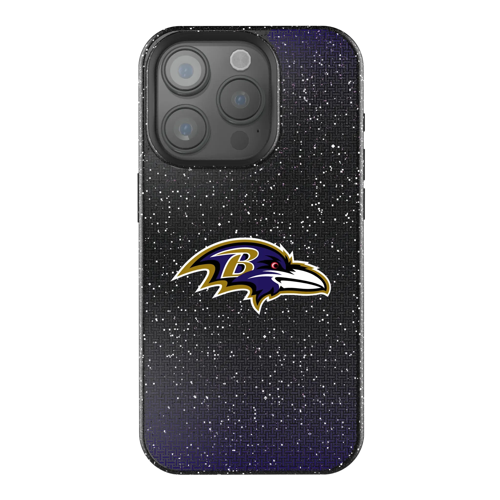 Baltimore Ravens Linen Bling Phone Case for Apple iPhone