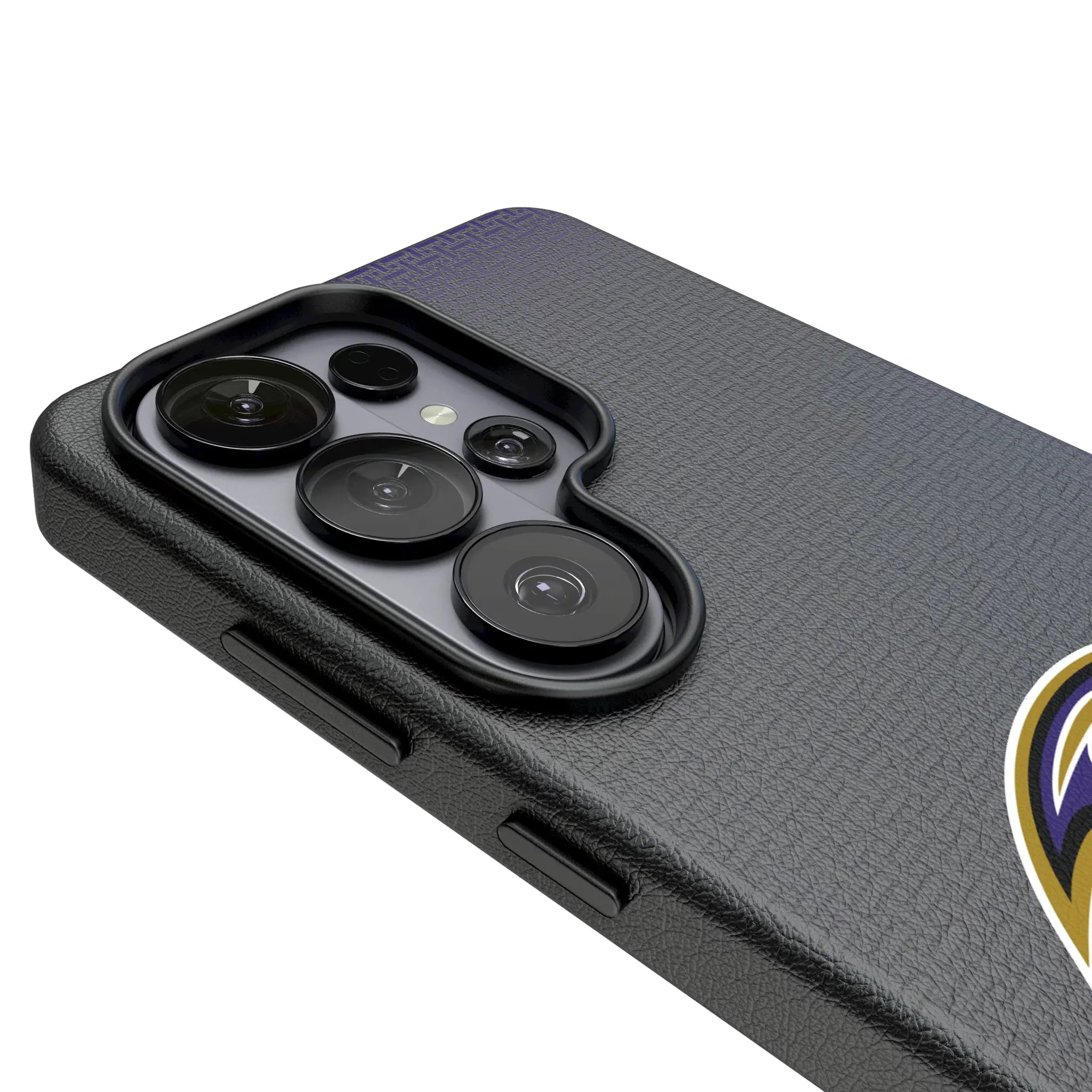 Baltimore Ravens Linen MagSafe Compatible Phone Case for Samsung Galaxy