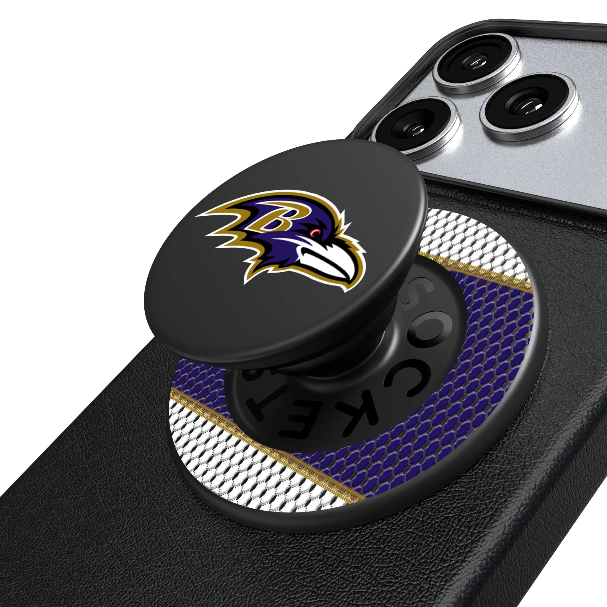 Baltimore Ravens Mesh PopSockets Magnetic Phone Grip and Stand