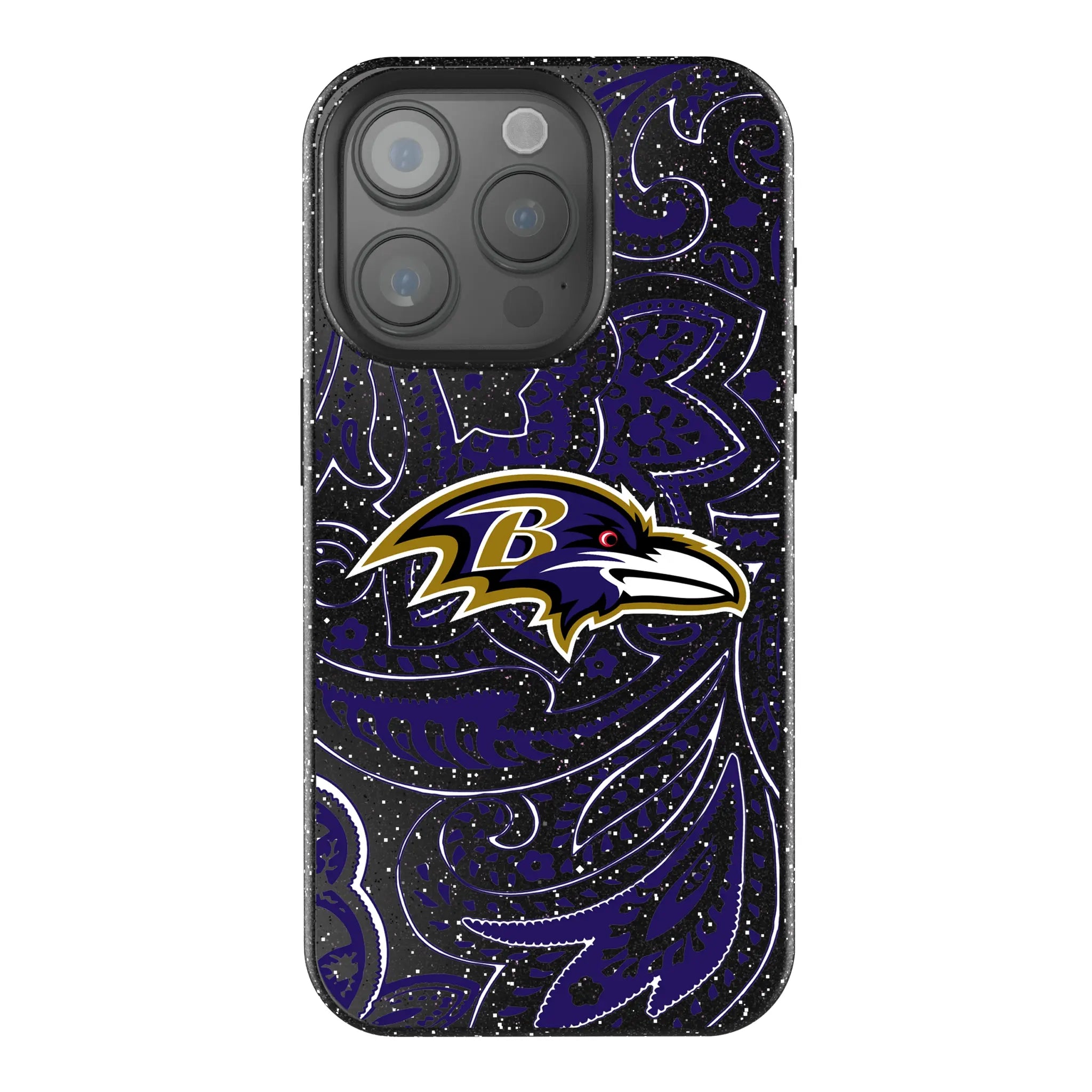 Baltimore Ravens Paisley Bling Phone Case