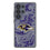 Baltimore Ravens Paisley Clear Phone Case for Samsung Galaxy