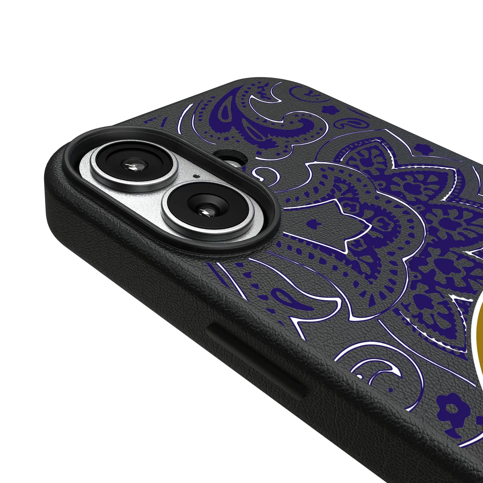 Baltimore Ravens Paisley MagSafe Compatible Phone Case for Apple iPhone