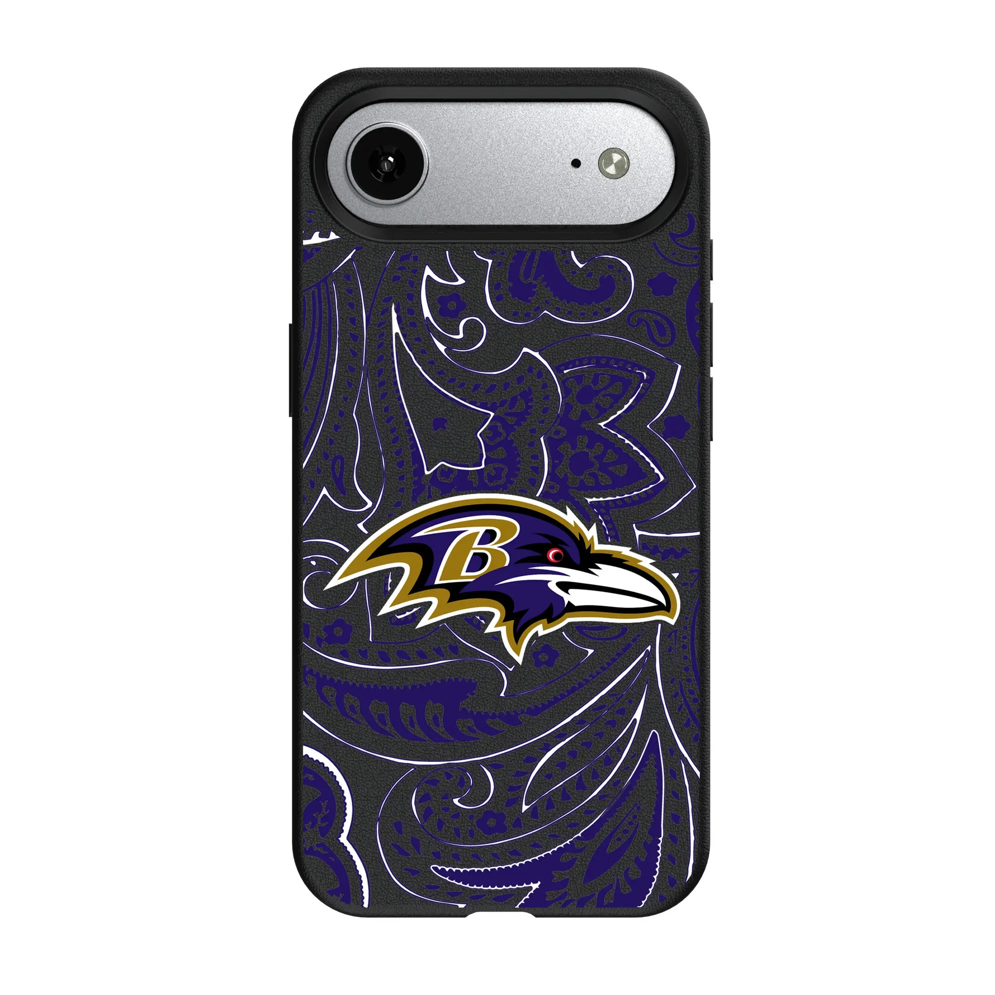 Baltimore Ravens Paisley MagSafe Compatible Phone Case for Apple iPhone