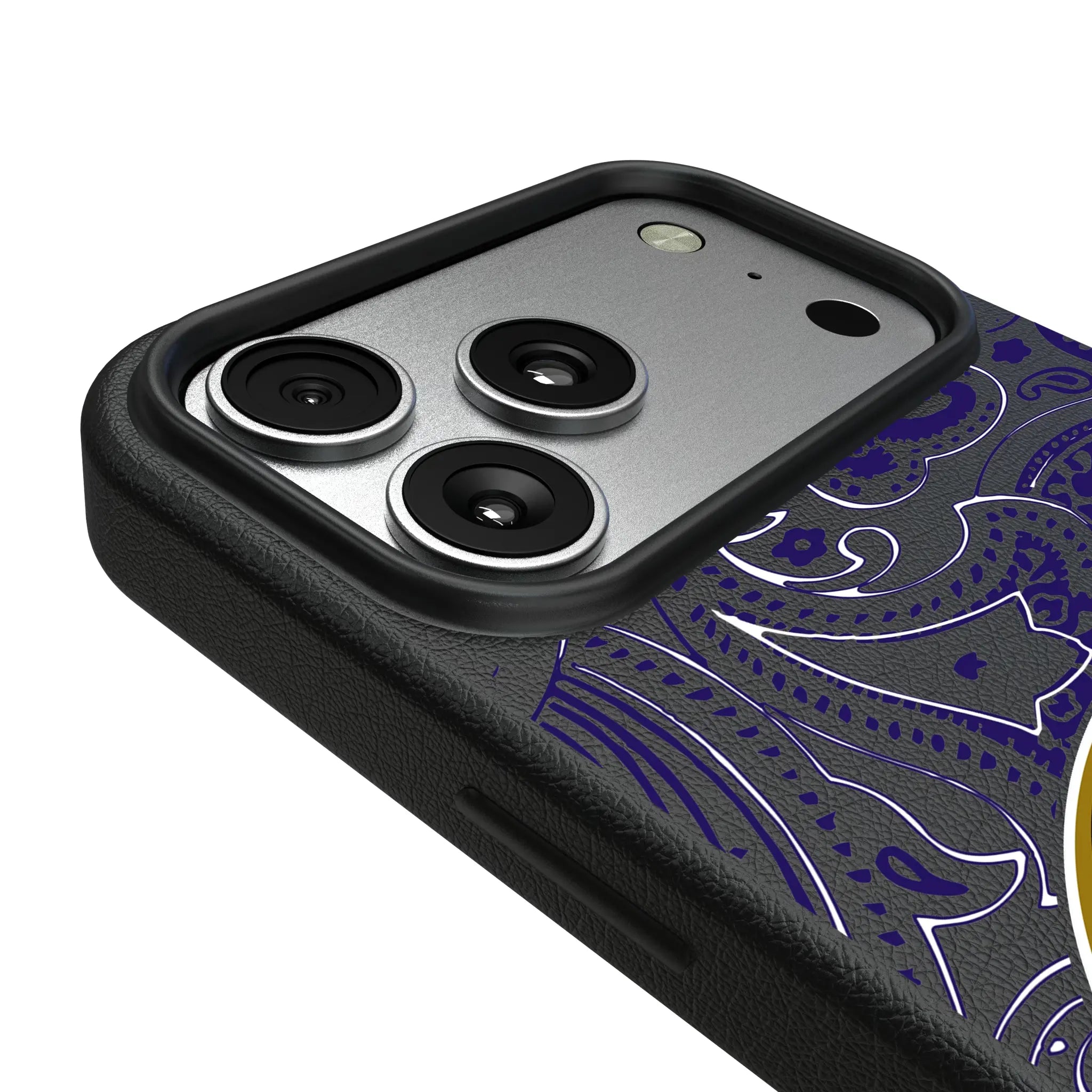 Baltimore Ravens Paisley MagSafe Compatible Phone Case for Apple iPhone