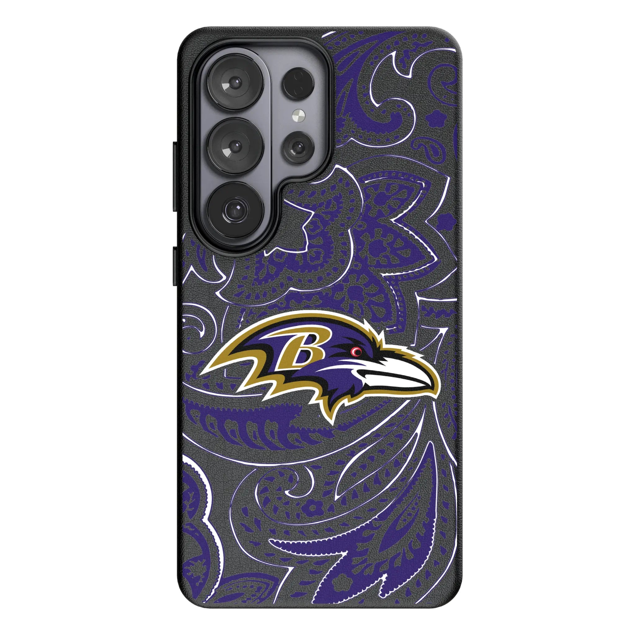 Baltimore Ravens Paisley MagSafe Compatible Phone Case for Samsung Galaxy