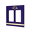 Baltimore Ravens Stripe Hidden-Screw Light Switch Plate