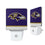 Baltimore Ravens Stripe Night Light 2-Pack