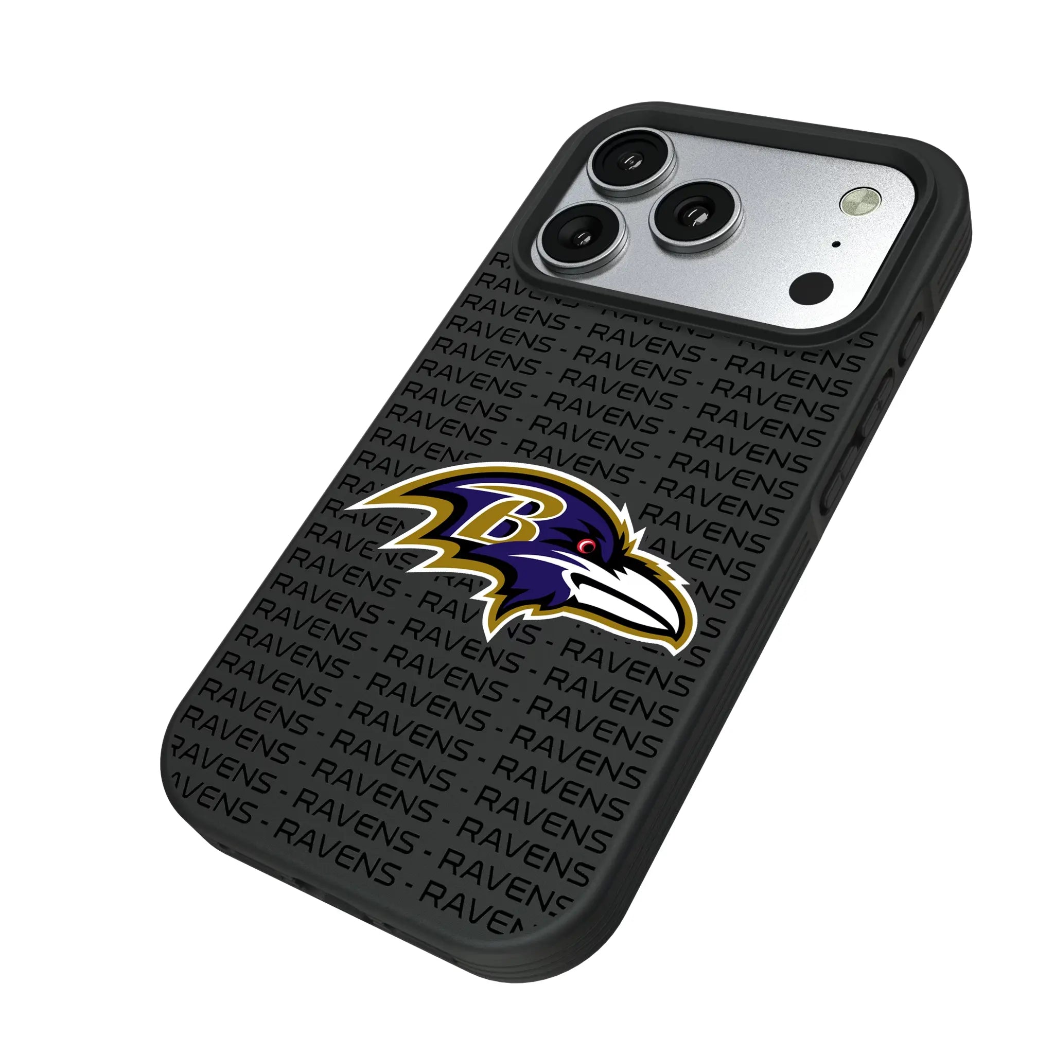 Baltimore Ravens Text Backdrop Bump Phone Case