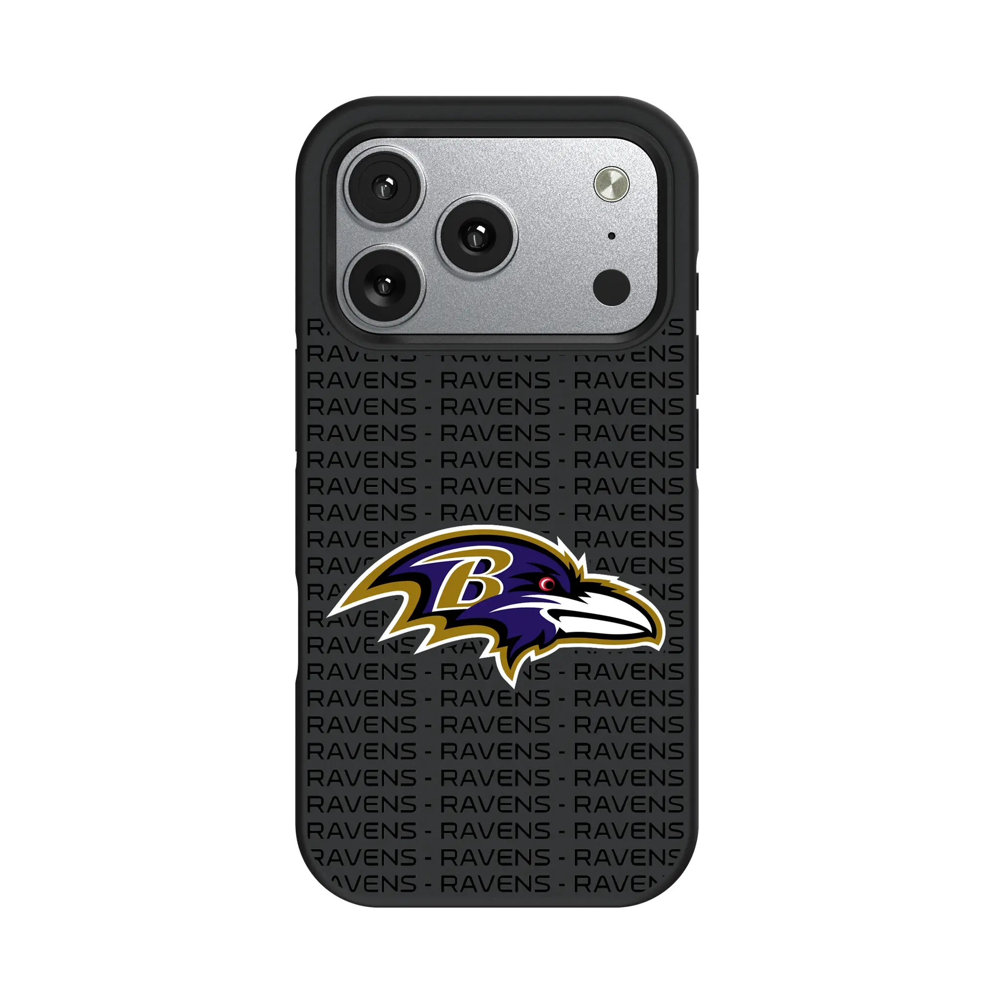 Baltimore Ravens Text Backdrop Bump Phone Case