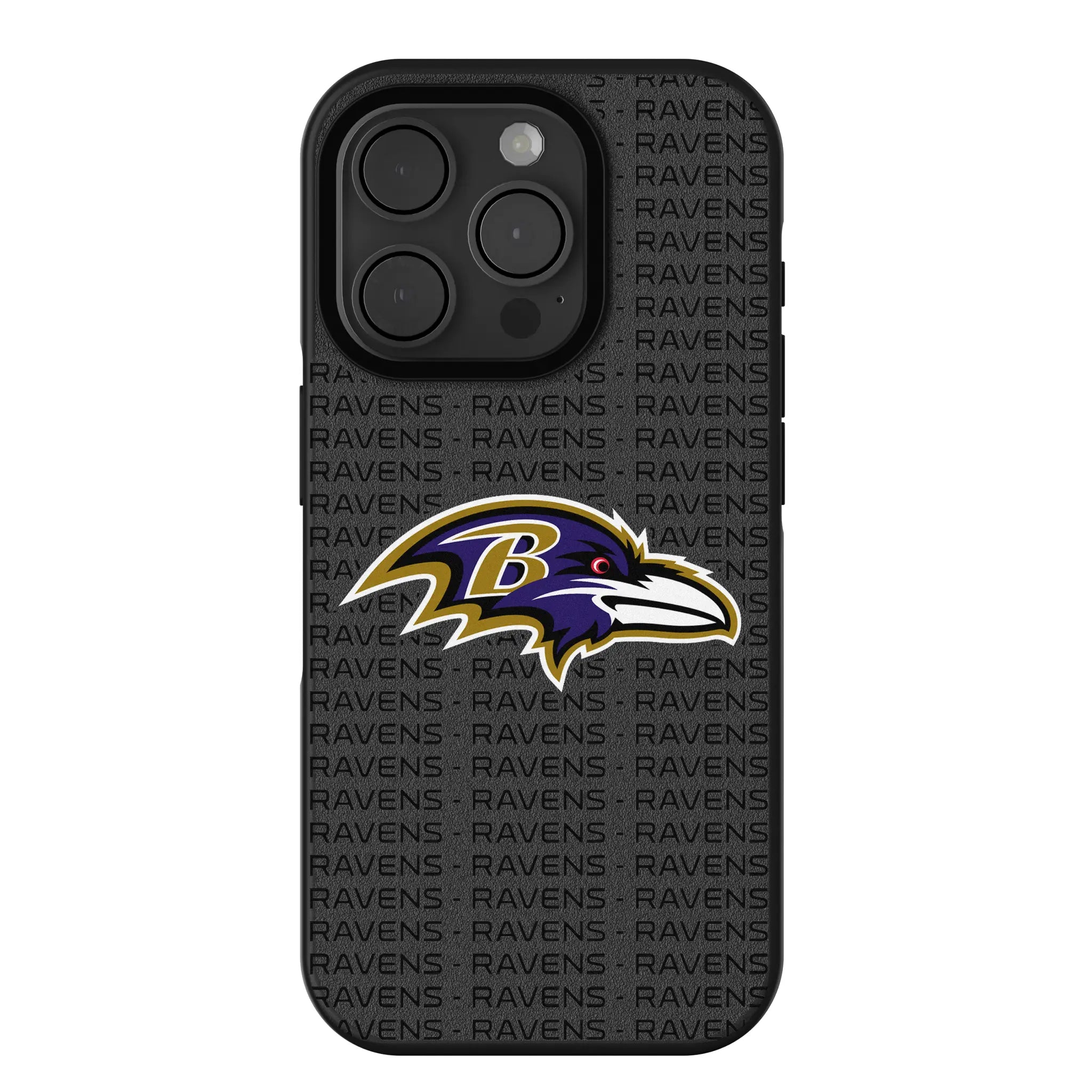 Baltimore Ravens Text Backdrop Bump Phone Case