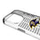 Baltimore Ravens Text Backdrop Clear Phone Case for Apple iPhone - Sports Gifts, Sports Memorabilia, Sports Collectibles, Fan Shop