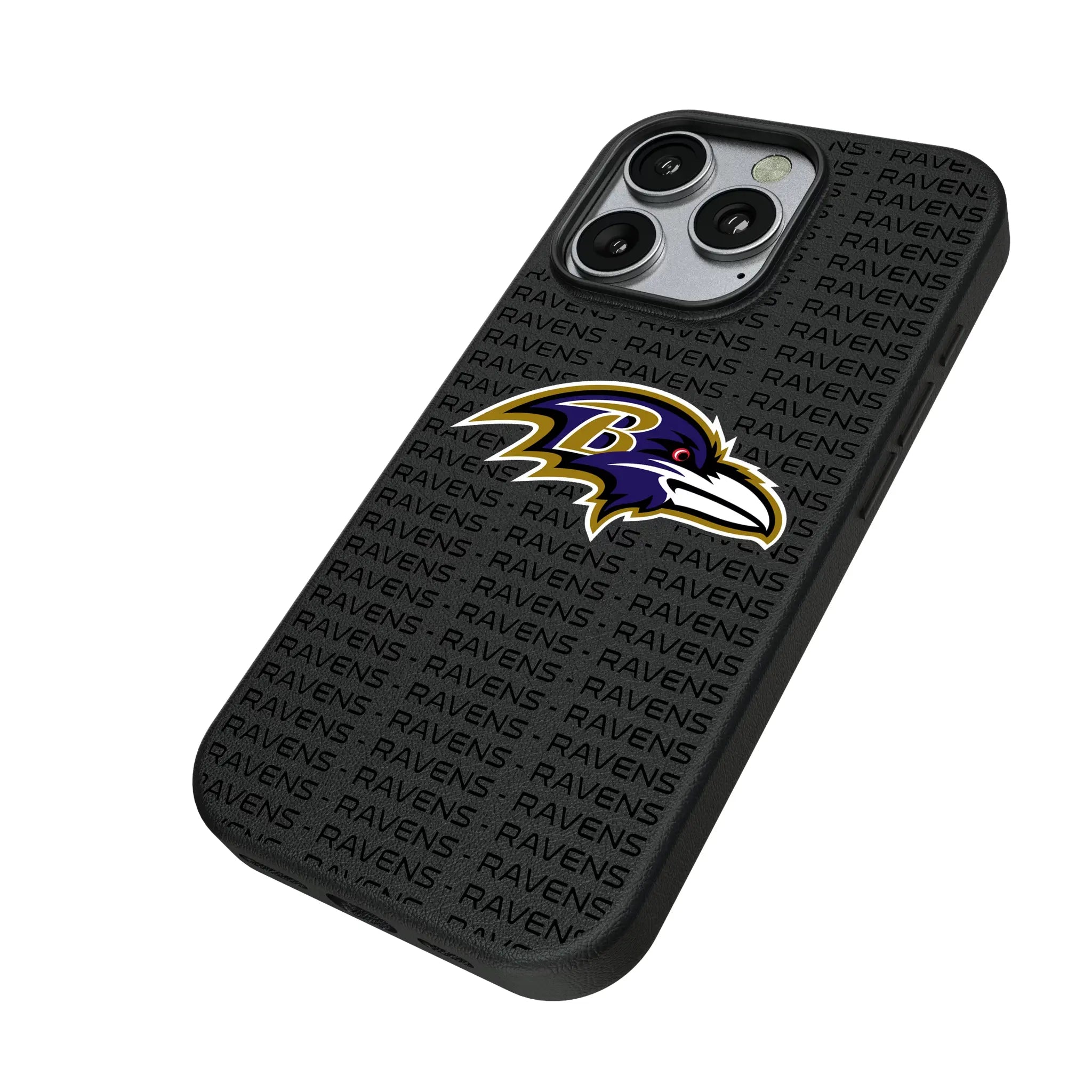 Baltimore Ravens Text Backdrop MagSafe Compatible Phone Case for Apple iPhone