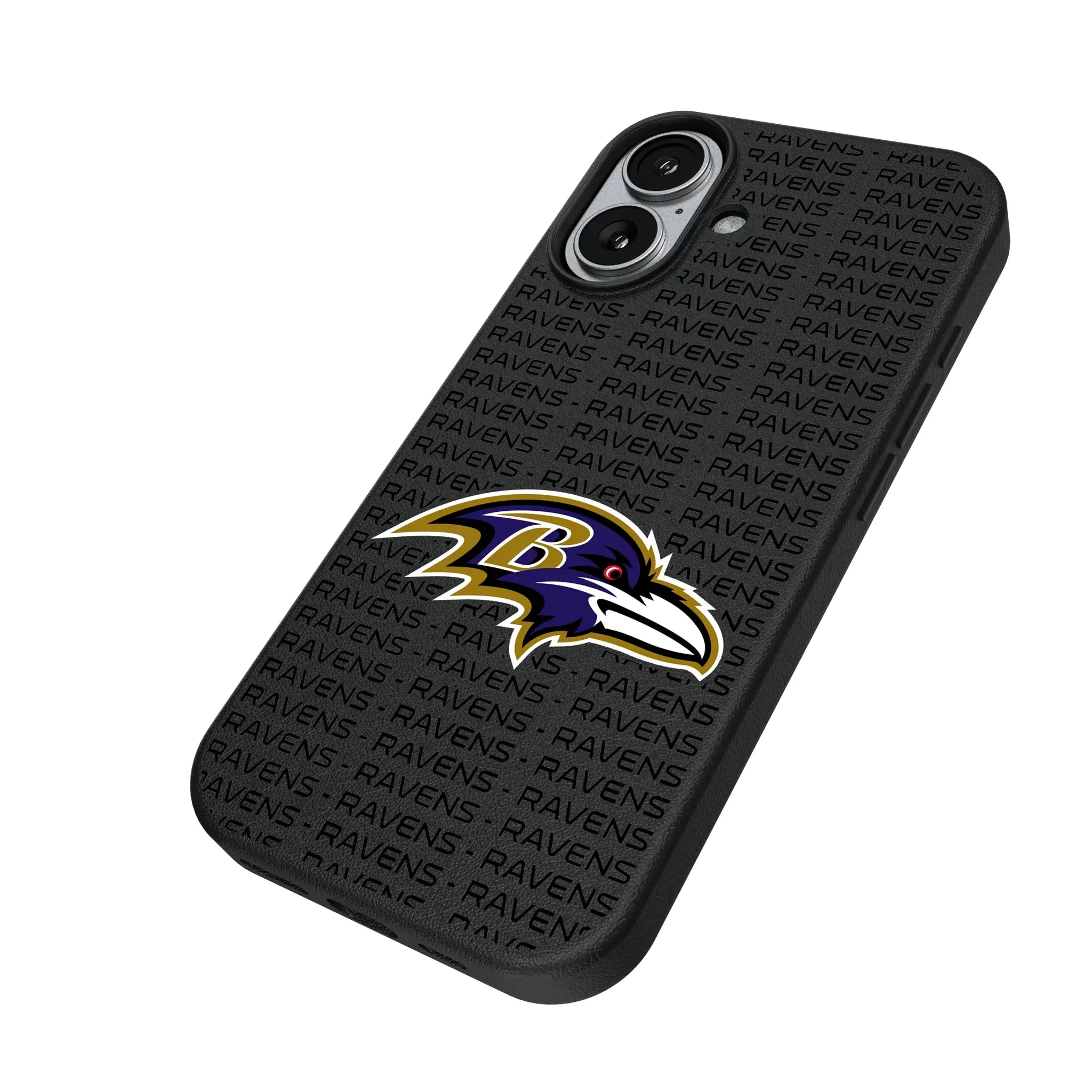 Baltimore Ravens Text Backdrop MagSafe Compatible Phone Case for Apple iPhone