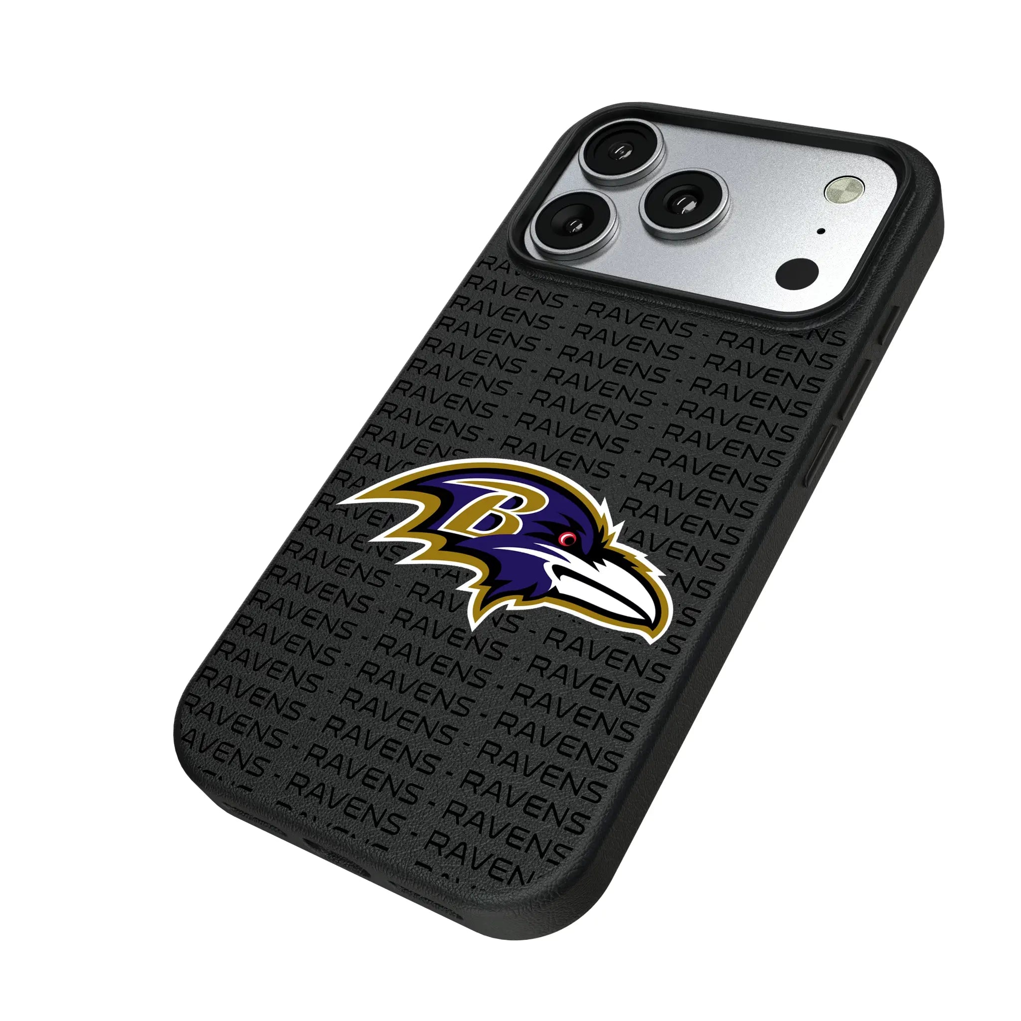 Baltimore Ravens Text Backdrop MagSafe Compatible Phone Case for Apple iPhone