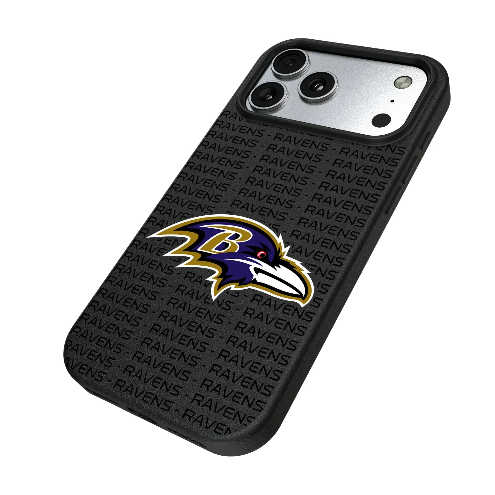 Baltimore Ravens Text Backdrop MagSafe Compatible Phone Case for Apple iPhone