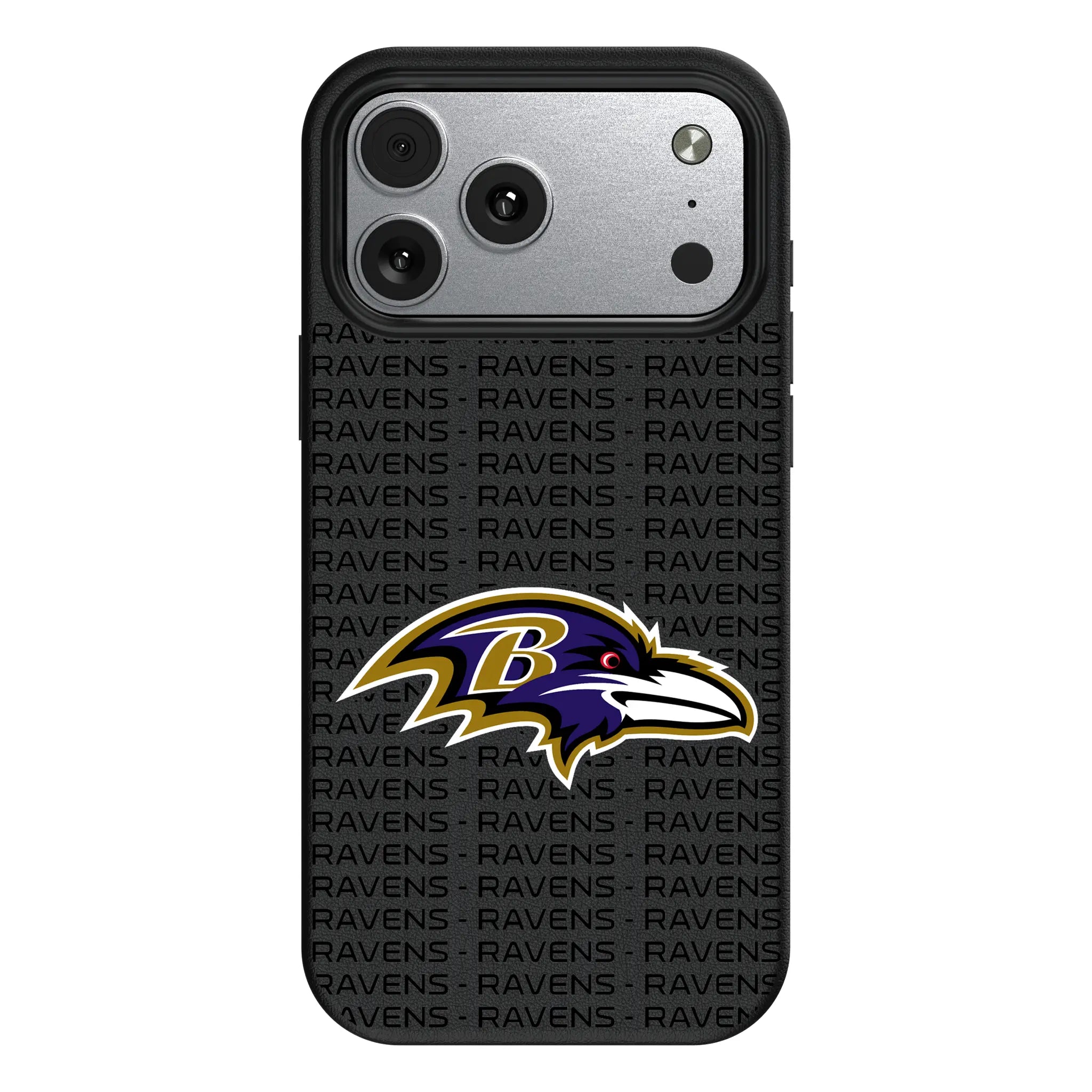 Baltimore Ravens Text Backdrop MagSafe Compatible Phone Case for Apple iPhone