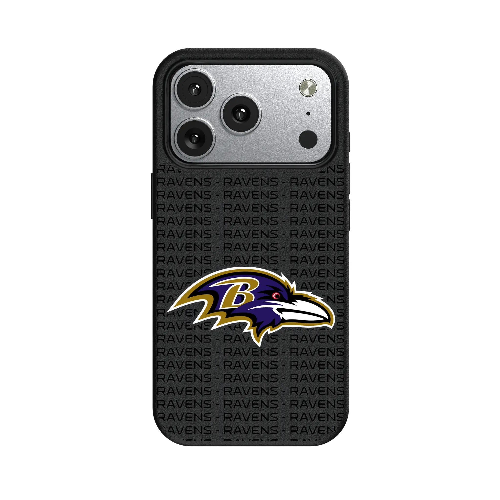 Baltimore Ravens Text Backdrop MagSafe Compatible Phone Case for Apple iPhone