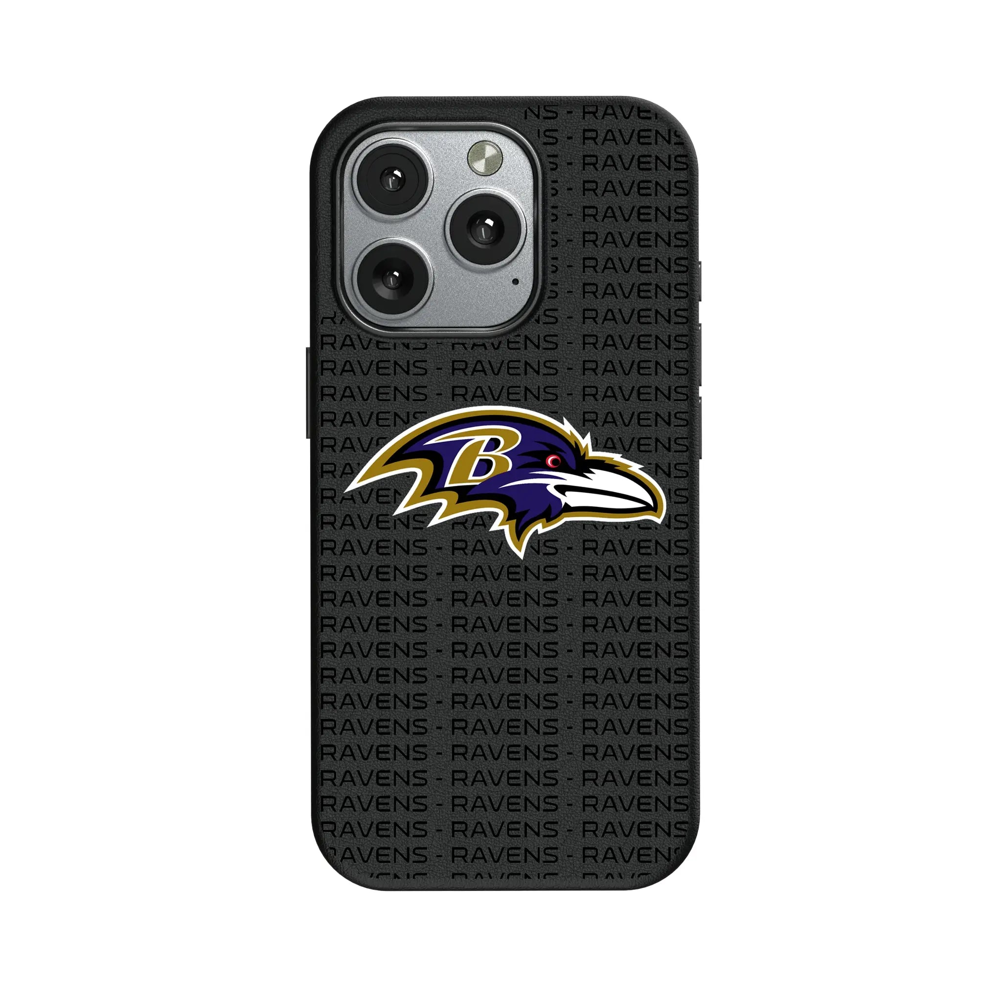 Baltimore Ravens Text Backdrop MagSafe Compatible Phone Case for Apple iPhone