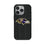 Baltimore Ravens Text Backdrop MagSafe Compatible Phone Case for Apple iPhone