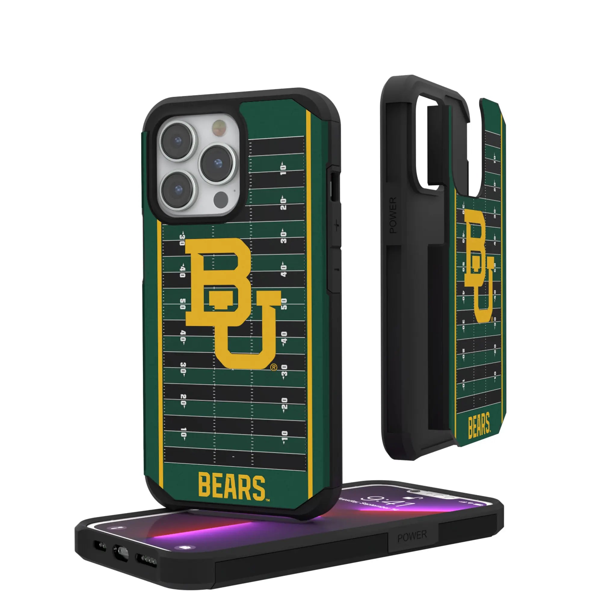 Baylor University Bears Field Rugged Phone Case