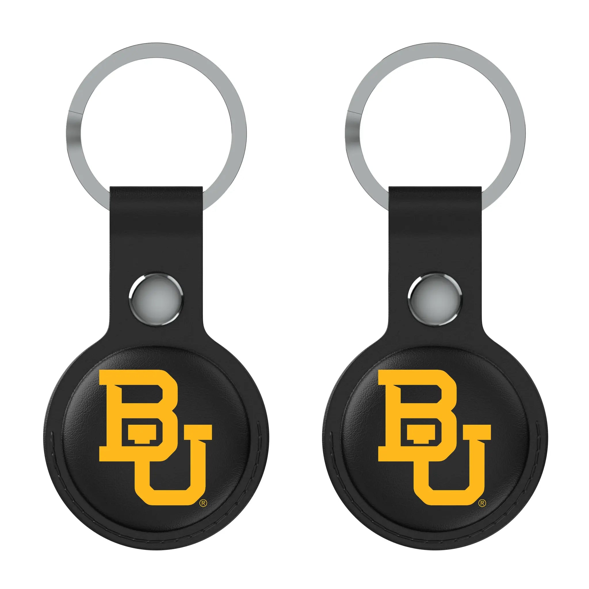 Baylor University Bears Insignia Black Airtag Holder 2-Pack