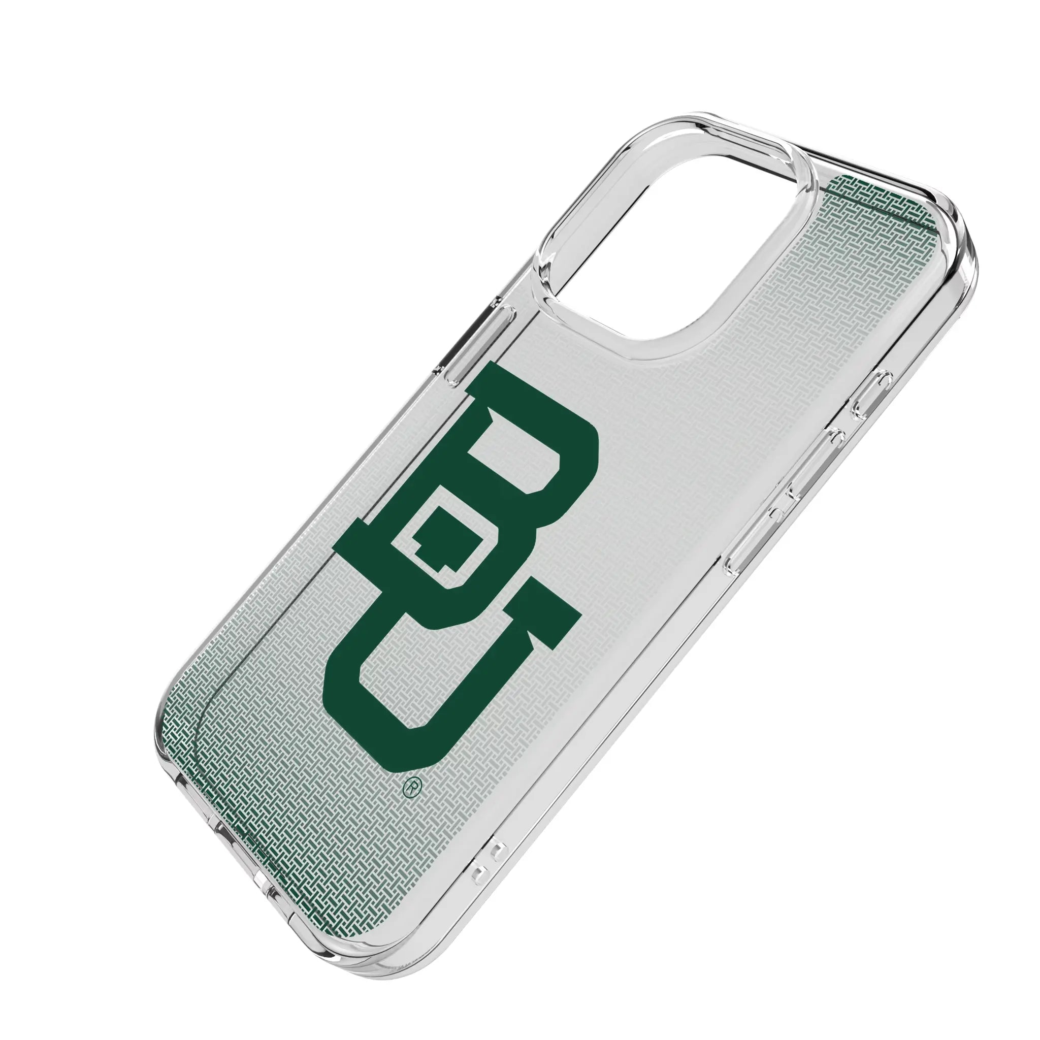 Baylor University Bears Linen Clear Phone Case for Apple iPhone