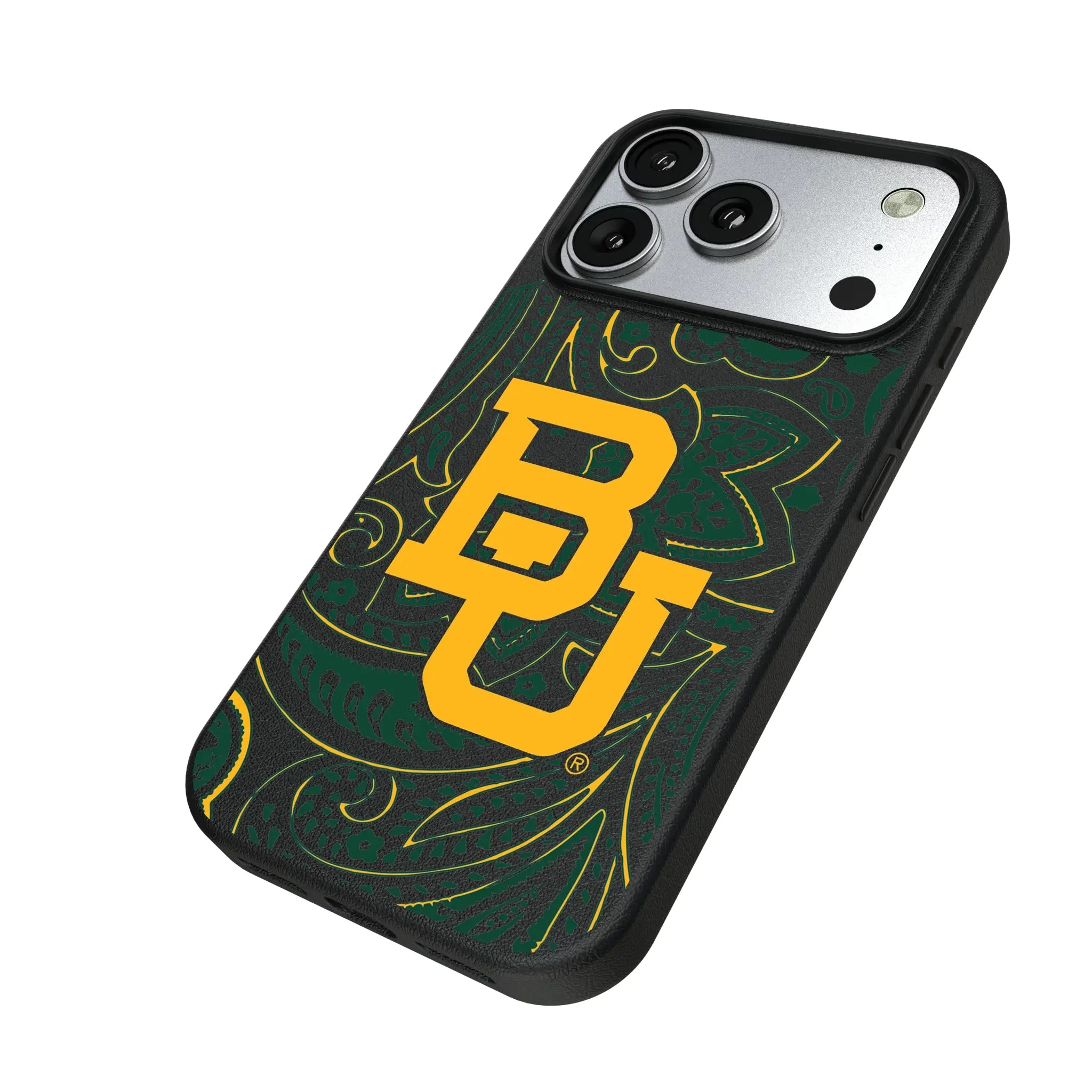 Baylor University Bears Paisley MagSafe Compatible Phone Case for Apple iPhone