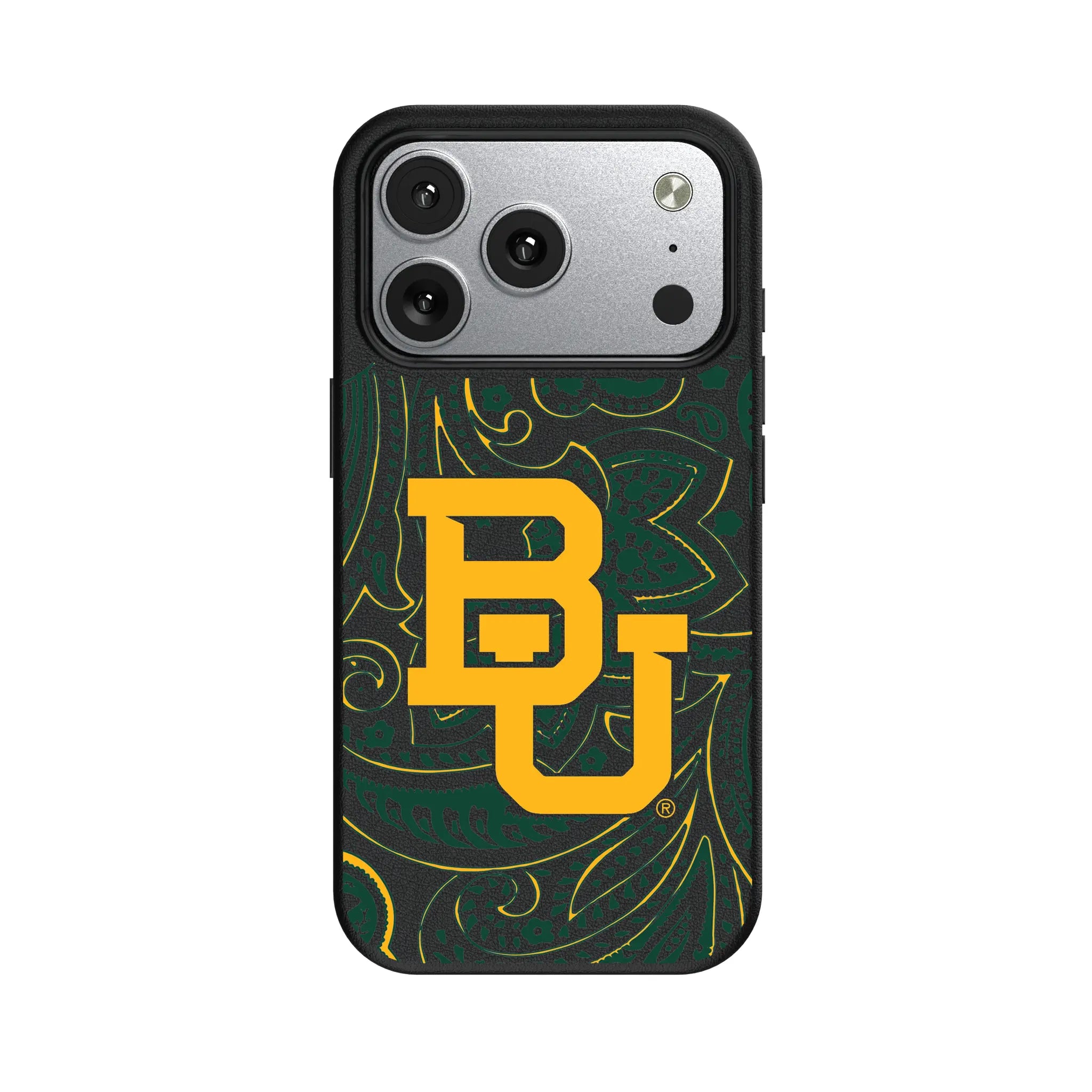 Baylor University Bears Paisley MagSafe Compatible Phone Case for Apple iPhone