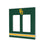 Baylor University Bears Stripe Hidden-Screw Light Switch Plate