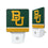 Baylor University Bears Stripe Night Light 2-Pack
