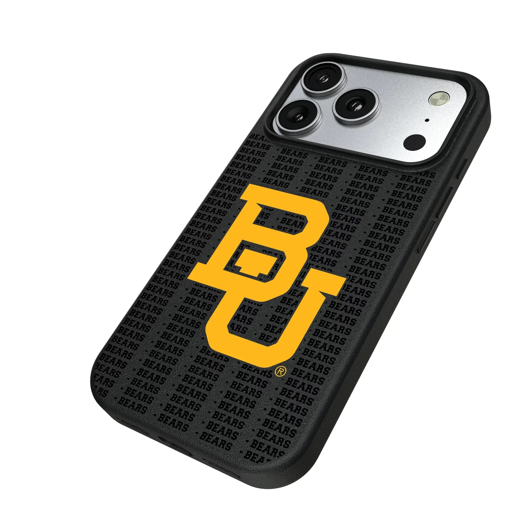 Baylor University Bears Text Backdrop MagSafe Compatible Phone Case for Apple iPhone