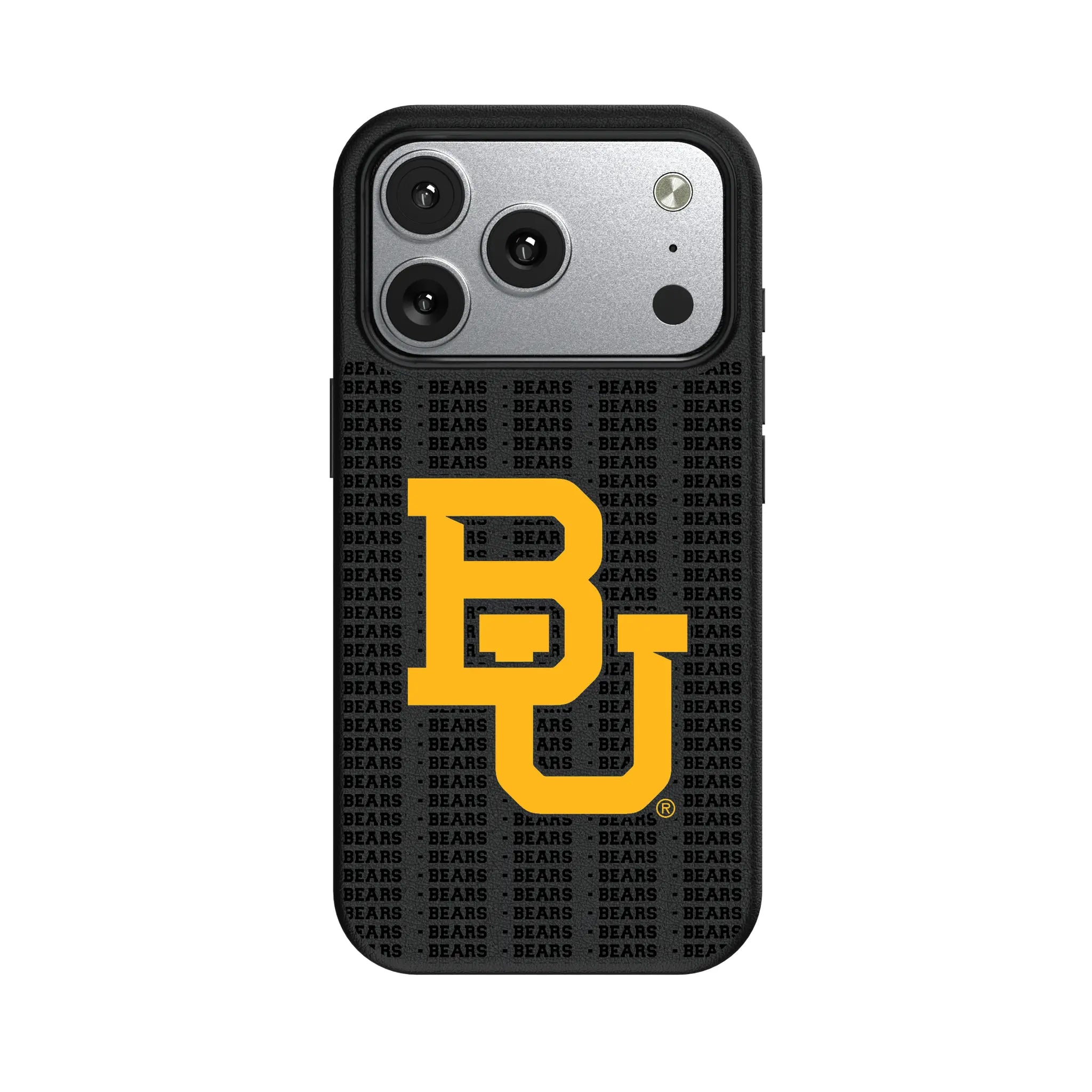 Baylor University Bears Text Backdrop MagSafe Compatible Phone Case for Apple iPhone