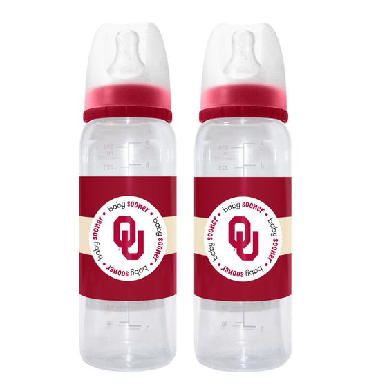 Oklahoma Sooners - Baby Bottles 9oz 2-Pack - 757 Sports Collectibles