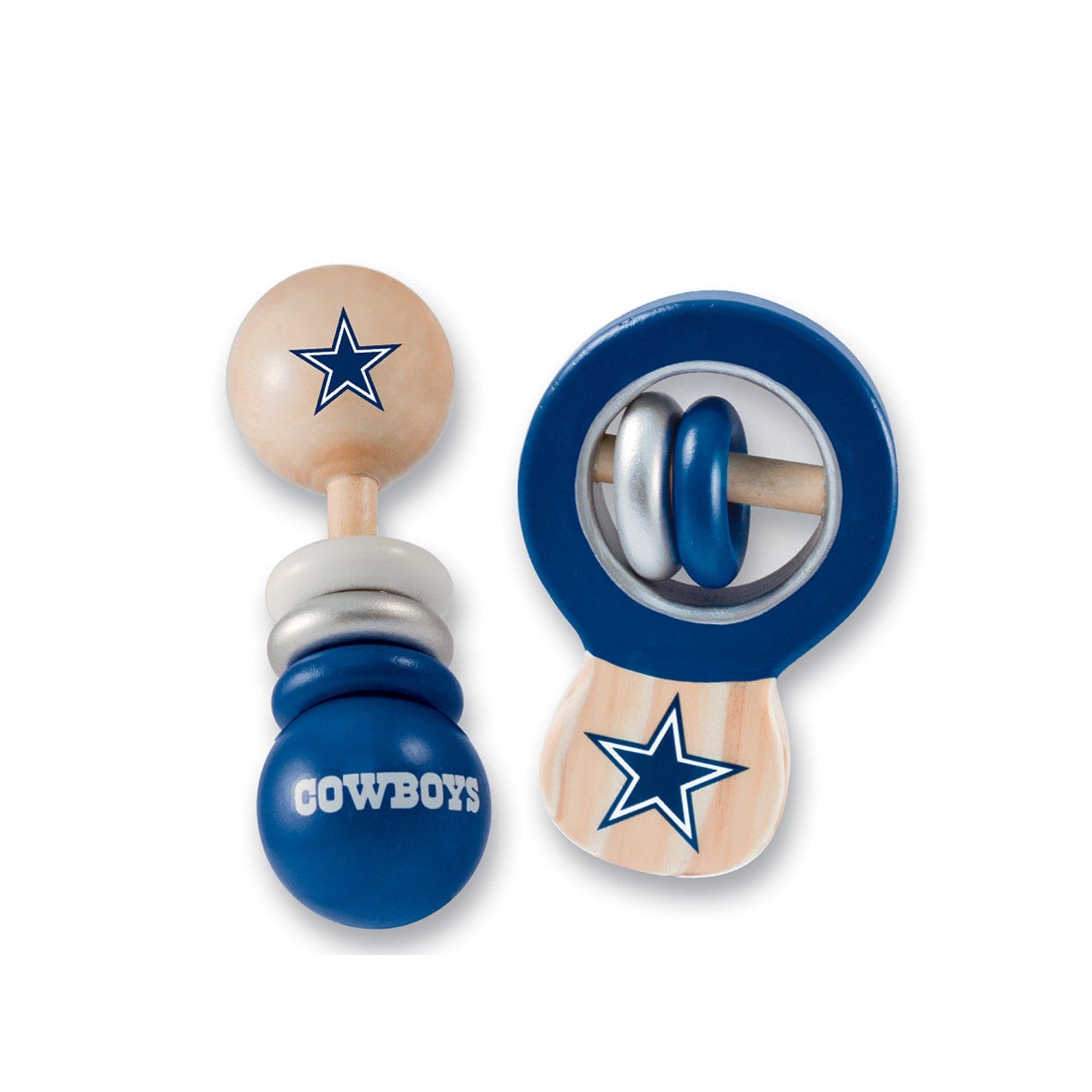 Dallas Cowboys Baby Rattles 2-Pack