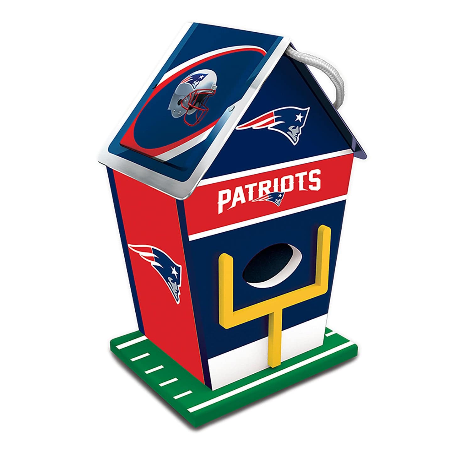 New England Patriots Themed Birdhouse - Sports Gifts, Sports Memorabilia, Sports Collectibles, Fan Shop