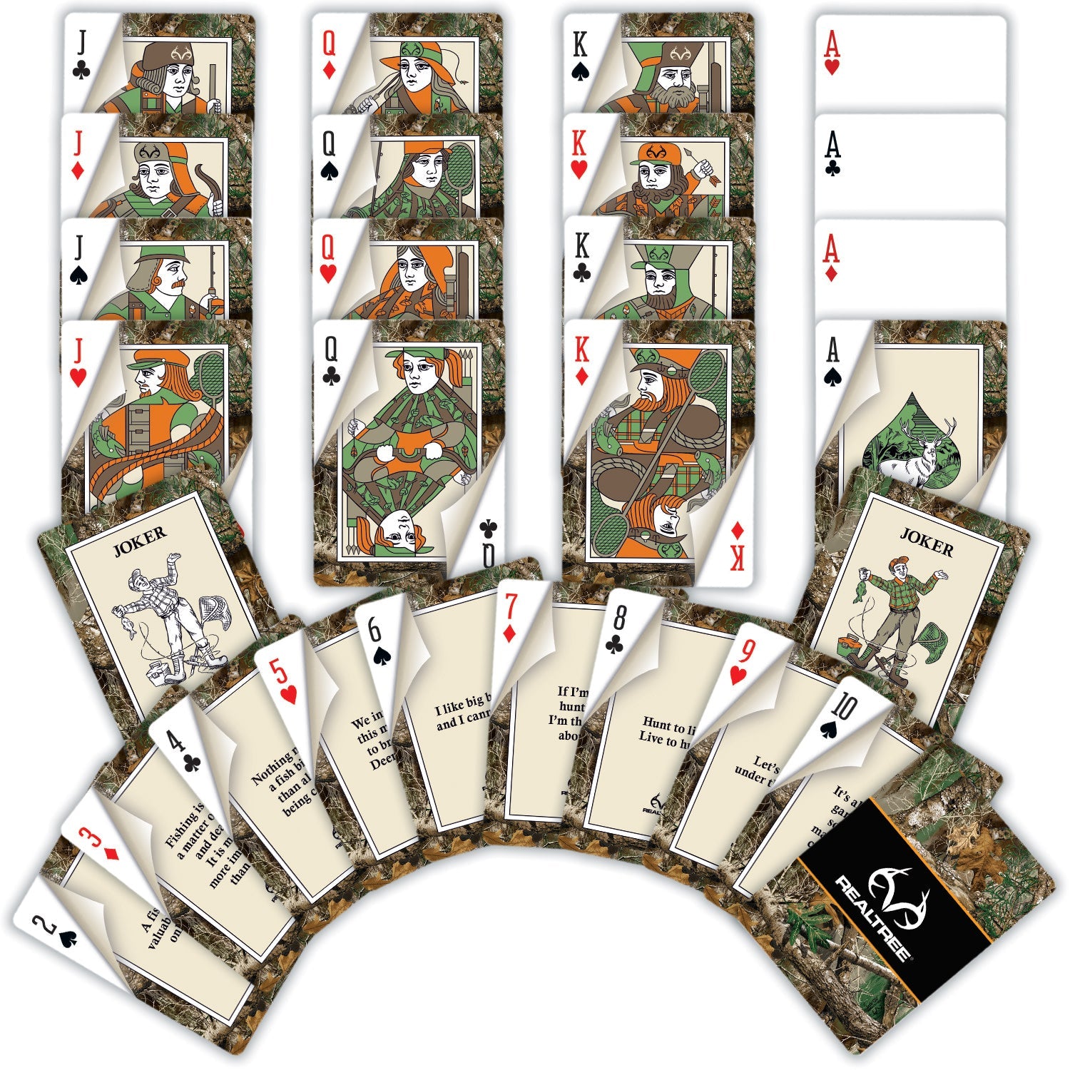 Realtree Playing Cards - 54 Card Deck - 757 Sports Collectibles