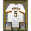 Framed Autographed/Signed Bill Madlock 35x39 Pittsburgh White Baseball Jersey JSA COA
