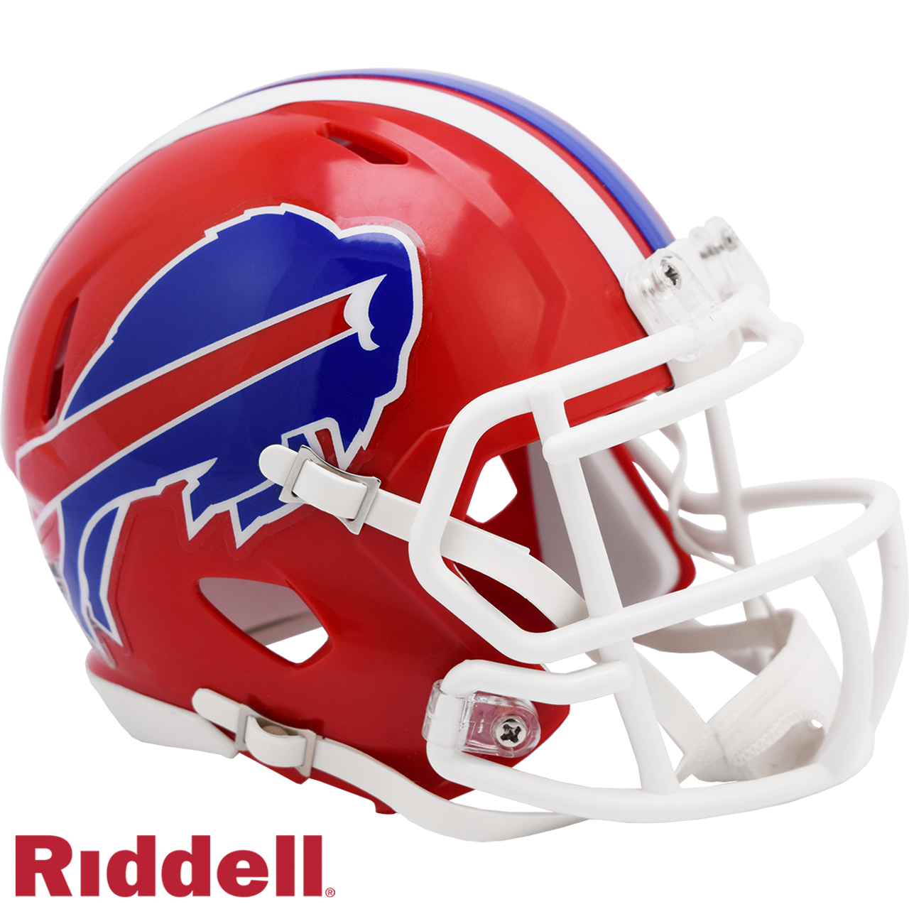 Buffalo Bills Helmet Riddell Replica Mini Speed Style 1987-2001 T/B - Sports Collectibles, Sports Memorabilia, Sports Fan Shop, Sports Gifts