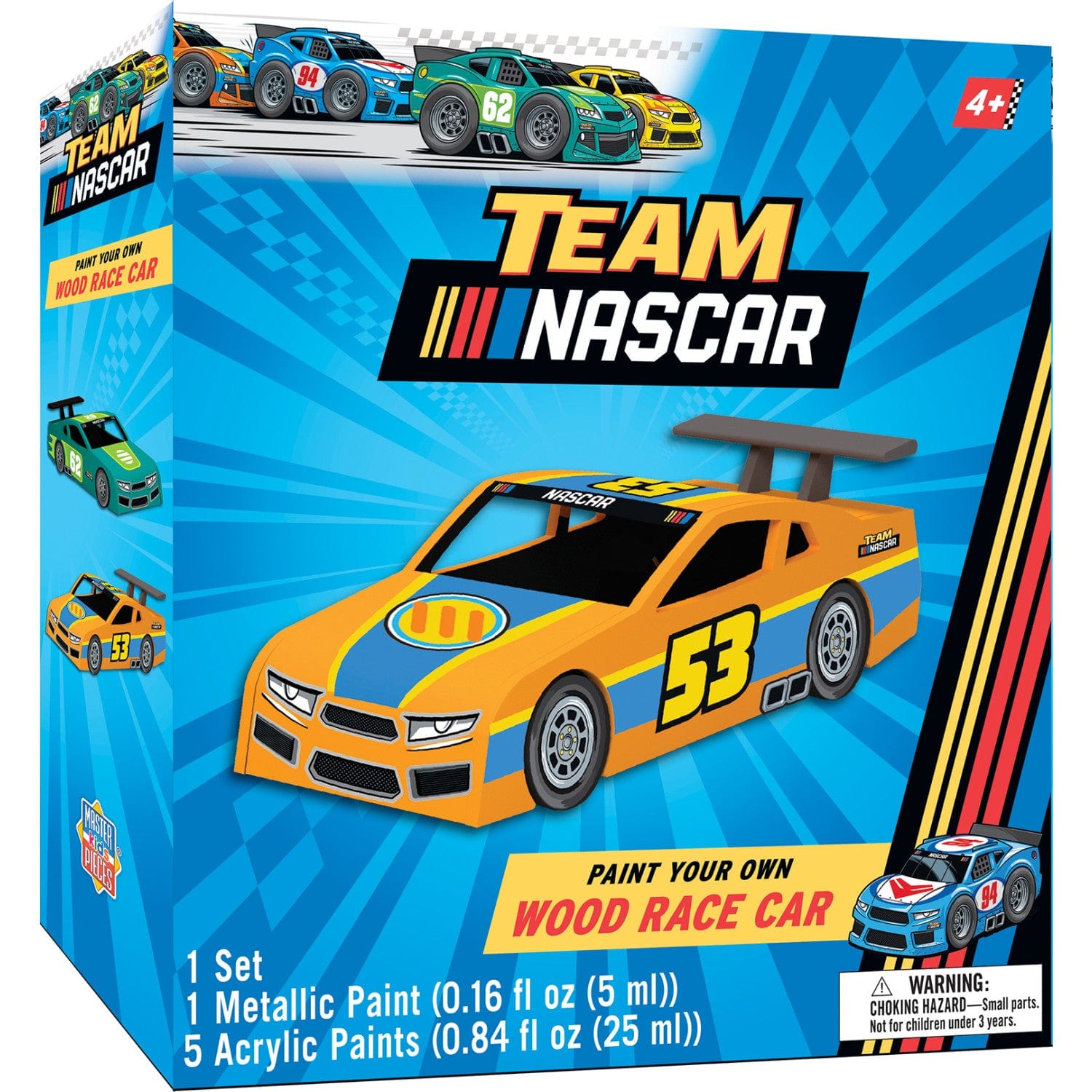 NASCAR Wooden Race Car Craft Kit - Sports Gifts, Sports Memorabilia, Sports Collectibles, Fan Shop