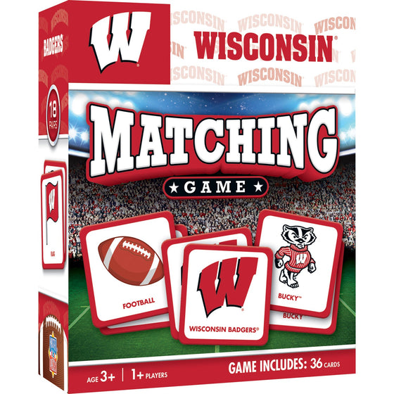 Wisconsin Badgers Matching Game - 757 Sports Collectibles
