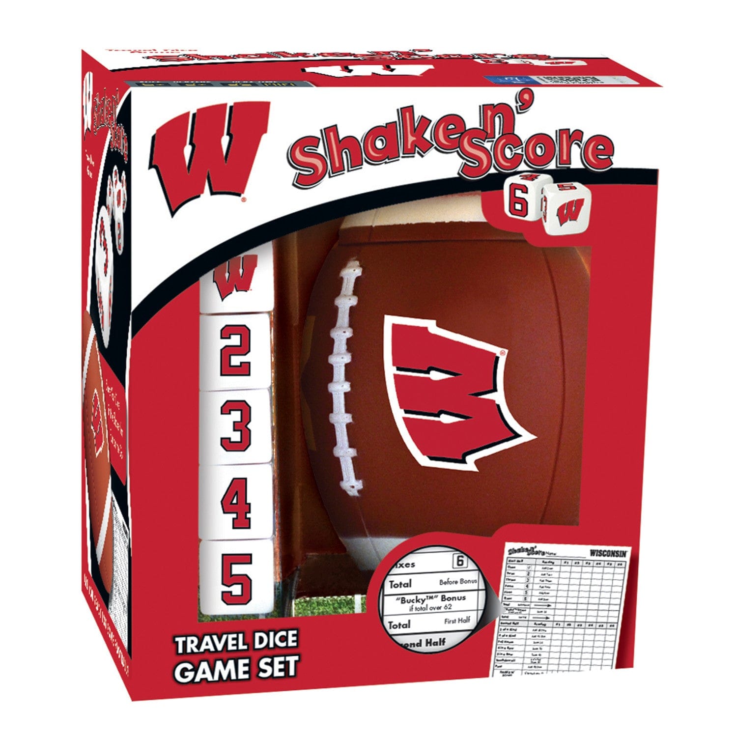 Wisconsin Badgers Shake n' Score Game - Sports Gifts, Sports Memorabilia, Sports Collectibles, Fan Shop