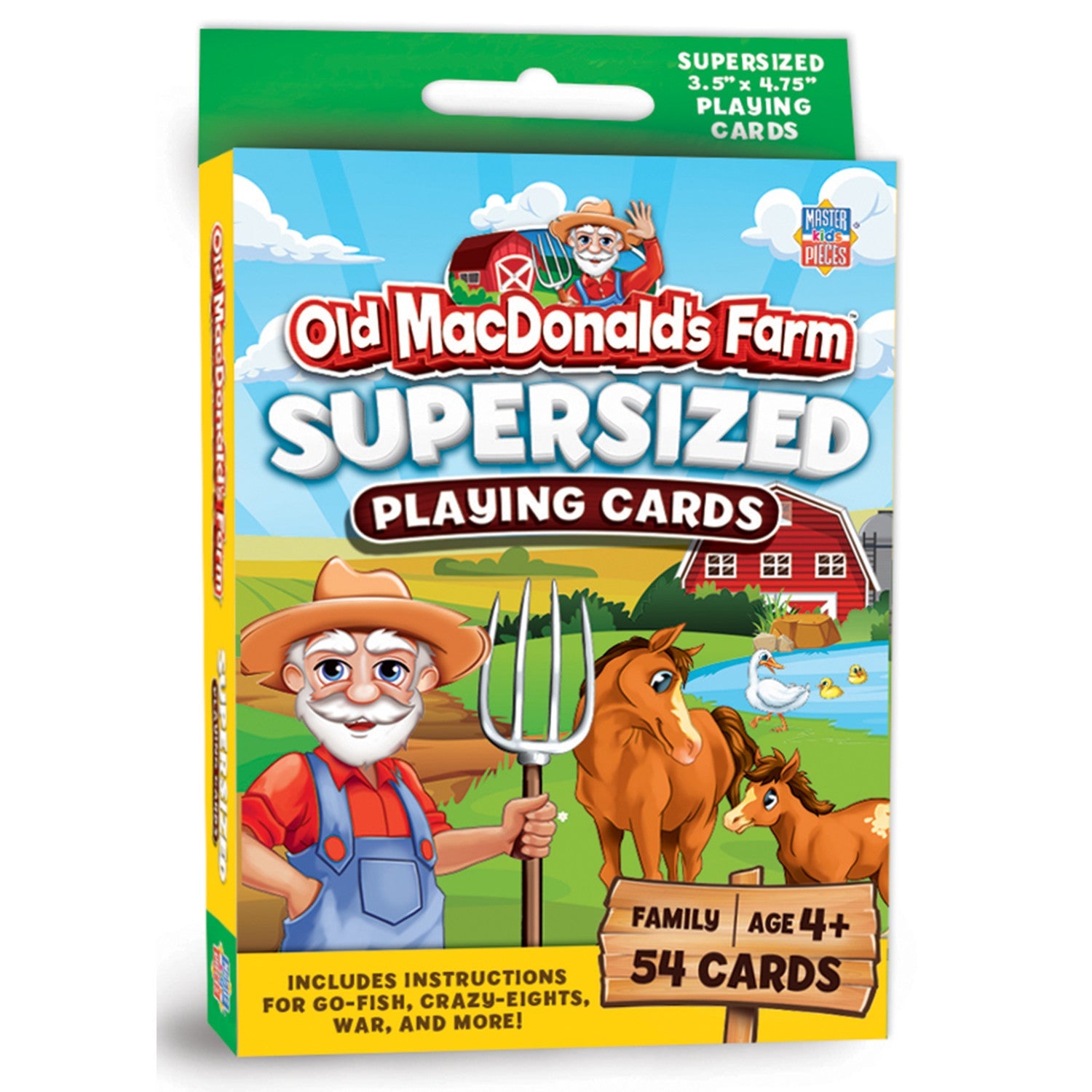 Old MacDonald's Farm Jumbo Playing Cards - 757 Sports Collectibles