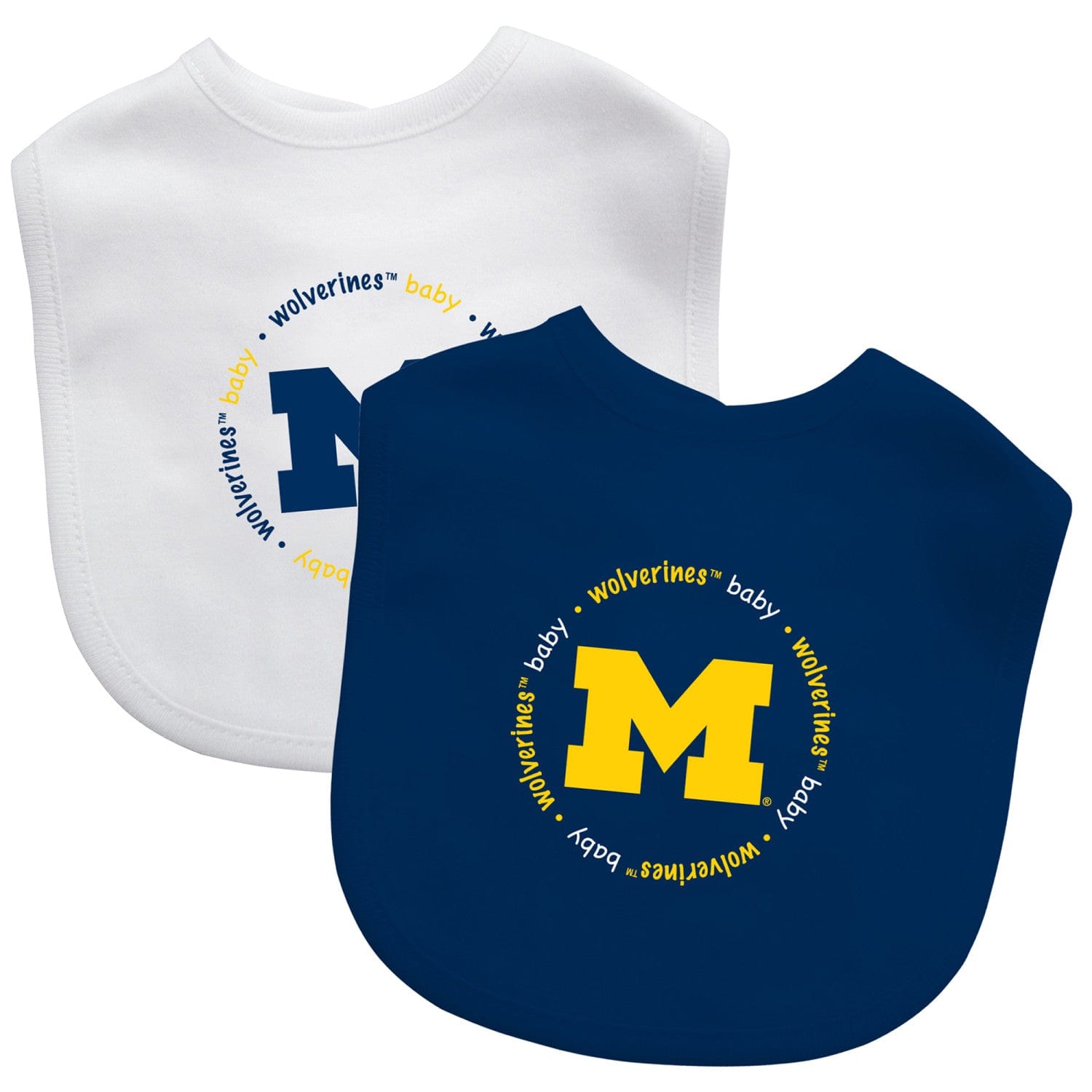 Michigan Wolverines Baby Bibs 2-Pack - Sports Gifts, Sports Memorabilia, Sports Collectibles, Fan Shop
