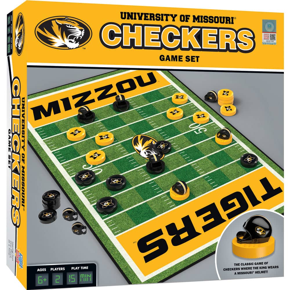 Missouri Tigers Checkers Game - Sports Gifts, Sports Memorabilia, Sports Collectibles, Fan Shop