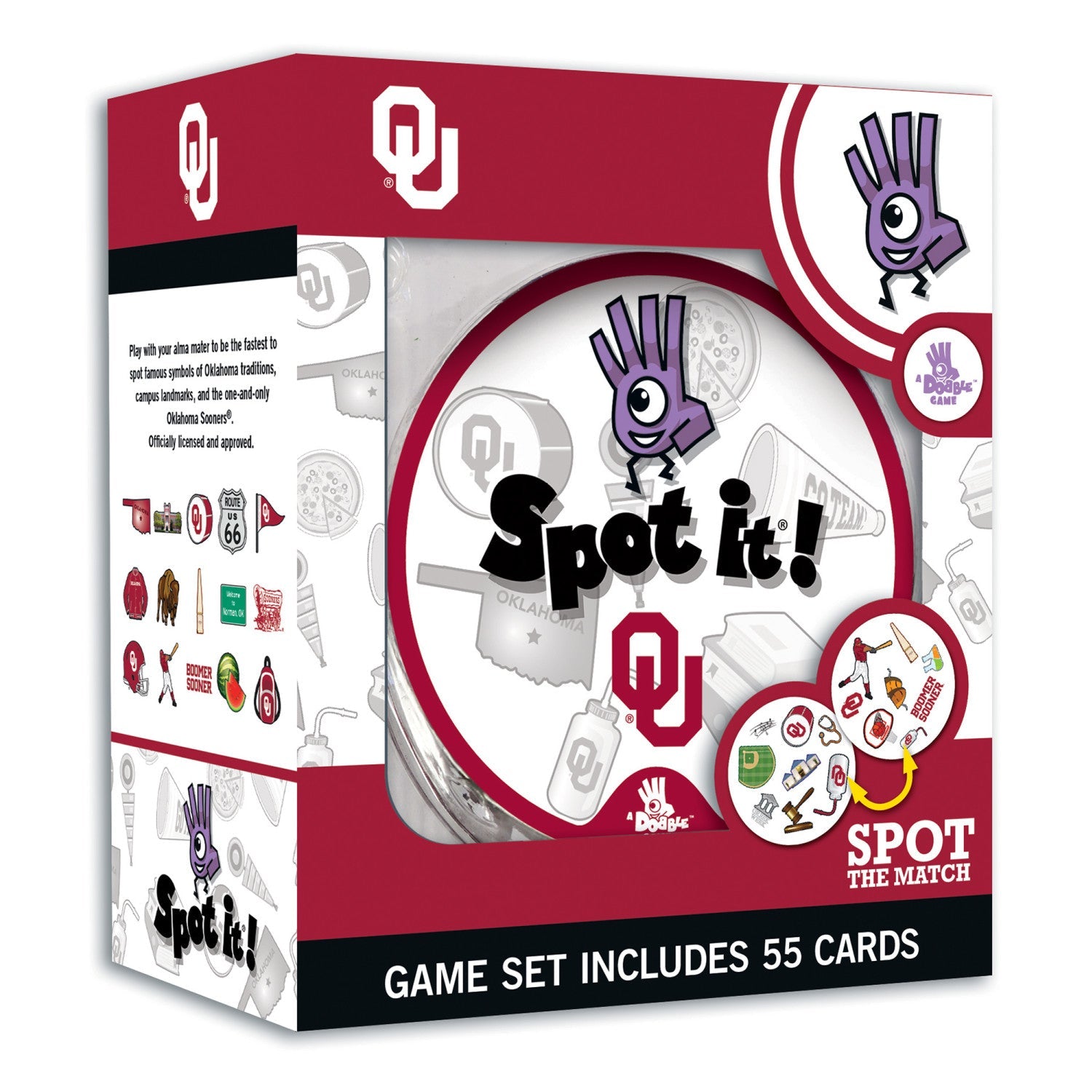 Oklahoma Sooners Spot It! Card Game - 757 Sports Collectibles