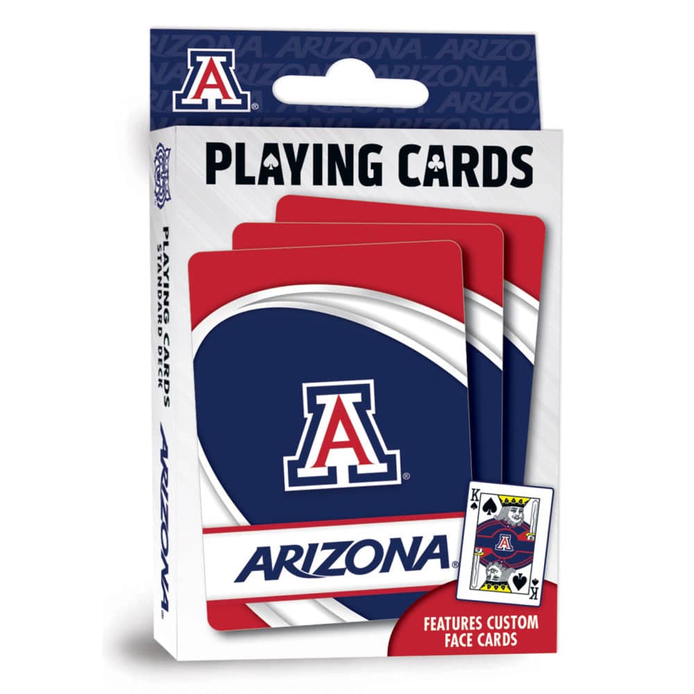 Arizona Wildcats Official Playing Cards - 54 Card Deck - Sports Gifts, Sports Memorabilia, Sports Collectibles, Fan Shop
