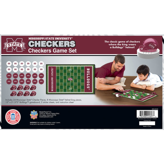 Mississippi State Bulldogs Checkers - 757 Sports Collectibles